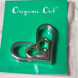 Authentic Origami Owl Nesting Hearts